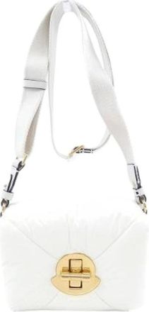 Moncler Pre-owned Cross Body Bags, male, White, Size: ONE SIZE Pre-owned Mini PUF mini bag