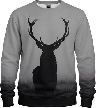 Mr. Gugu & Miss Go Sweatshirt met Allover-Print Wilde Hert Mr Gugu & Miss GO