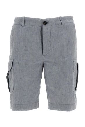 Roberto Ricci Design Linen-Cotton Canvas Cargo Shorts