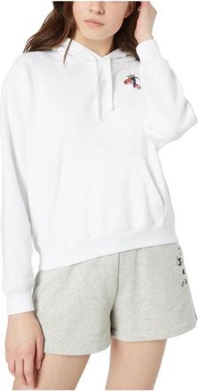 Champion Hoodie - Dames - Hoodies - Wit - S - Katoen - Hoodies & sweatvesten
