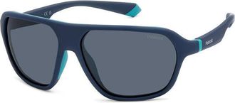 Polaroid Polarized Blue Pilot Unisex Sunglasses PLD 2152/S 0FLL/C3 59