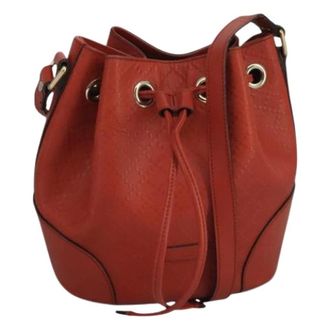 Gucci Bolso bombonera de cuero Pre-owned - Pre-owned - Mujer - Naranja - ONE SIZE