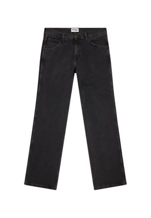 Wrangler Bootcut-Jeans WRANGLER, Herren, Gr. 42, L&auml;nge 34, schwarz_out, Denim/Jeans, Obermaterial: 99% Baumwolle, 1% Elasthan, bootcut fit lang, Jeans Bootcut-