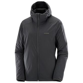 Salomon Mountain Flex Jacket Hoodie Kunstfaserjacke f&uuml;r Damen | schwarz/grau