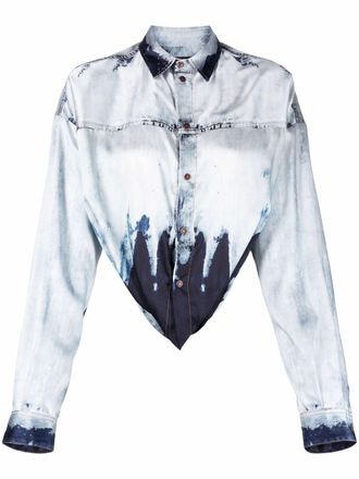 Diesel Camicia denim a maniche lunghe - Blu