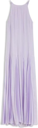 BOSS Sleeveless dress with pliss&eacute; skirt inserts
