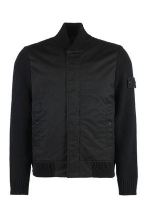 Stone Island Wool Bomber Jacket
