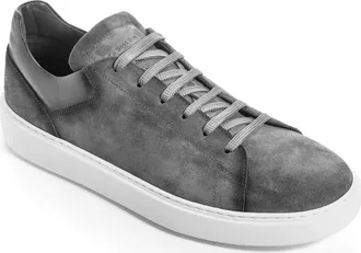 To Boot New York Mens Rocco Sneaker In Grey Aero Suede