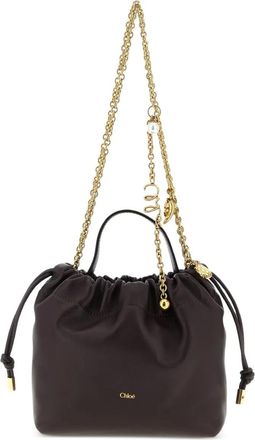 Chlo&eacute; Borsa a spalla Icons mini - Marrone