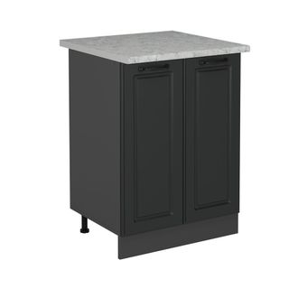 Vicco Mueble Bajo De Cocina R-line, Antracita Casa De Campo, 60 Cm Et M&aacute;rmol, Vicco