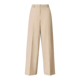 Fabiana Filippi Wide Trousers, female, Beige, Size: 2XS Wide Leg Trousers