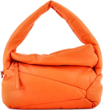 Loewe Puffer Puzzle Leather hobo bag - Oranje