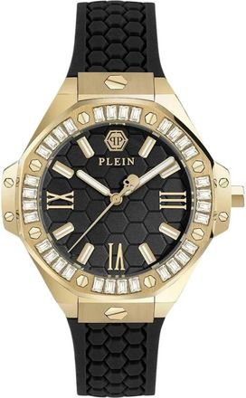 Philipp Plein Lady Royal - Dames - Horloges - Geel - ONE Size - Accessoires