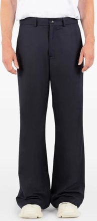 Société Anonyme Pantaloni Elegant Mark a gamba ampia - Blu