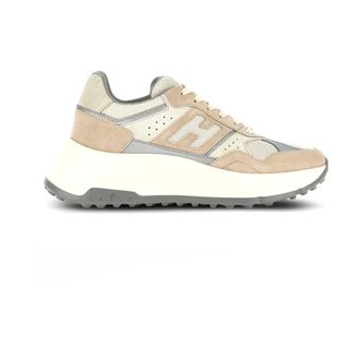 Hogan Hyperlight Hi-Fi Sneakers voor vrouwen - Dames - Sneakers - Beige - 38 1/2 EU - Su&egrave;de - Schoenen