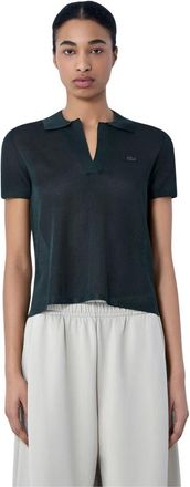 Lacoste Donna, Top, Verde, S, new