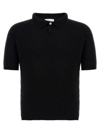 Maryya Bouclé Cotton Polo Shirt