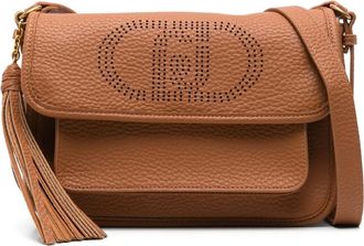 Liu Jo Borsa a tracolla con logo traforato - Marrone