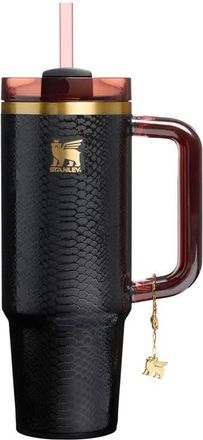 Stanley The Quencher Luxe 2.0 FlowState 30-Ounce Tumbler in Black 2.0 Snakeskin at Nordstrom