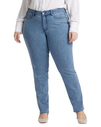NYDJ Plus Marilyn Delray Straight Leg Jean