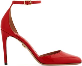 Ferragamo Pumps in pelle verniciata 90 mm - Rosso
