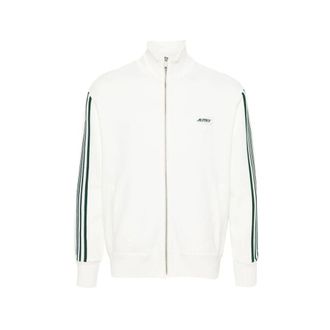 Autry White Nylon Womens Sweatshirt