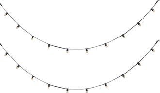 QAZQA Qazqa Guirnalda De Luces Conectable Negra Con Enchufe 10m, Incl