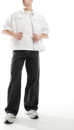 Calvin Klein Jeans Jeans ampi lavaggio nero anni 90