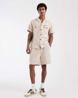 Lee Pantaloncini multitasche beige in coordinato-Neutro