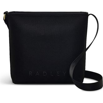 Radley London Medium Addison Lane Recycled Polyester Crossbody Bag in Black at Nordstrom Rack