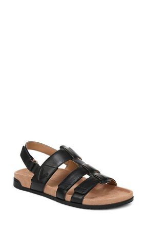 Vionic Eureka Fisherman Sandal - Wide Width Available in Black at Nordstrom, Size 6.5