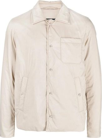 Herno Lichtgewicht Shirtjack - Heren - Zomerjassen - Beige - M - Polyester - Jassen