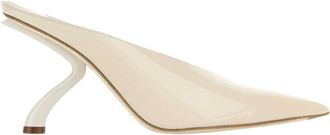 Ferragamo Dames, Schoenen, Wit, Maat: 40 1/2 EU Leer