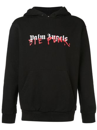 Palm Angels Felpa Die Punk con cappuccio - Nero