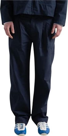 Edmmond Studios Marvin Pant - Heren - Straight fit broeken - Blauw - M - Katoen - Broeken