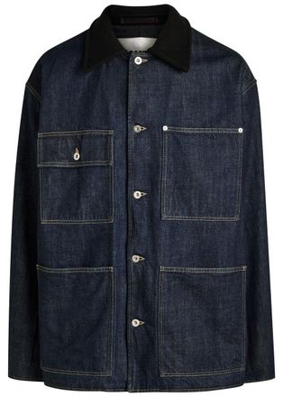 Jil Sander Oversized Denim Jacket - Dark Blue - 50 (UK40 / L)