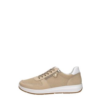 Ara Schoenen, Dames, Beige, 40 EU, Leer, Osaka 3.0 Veterschoenen Laag