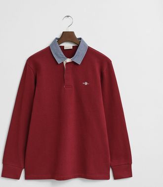 GANT Men Chambray Collar Heavy Rugger (XXXL) PLUMPED RED