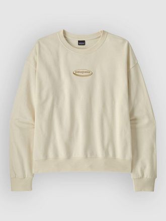 Patagonia 95 Oval Logo Daily Crew Sweater weiss