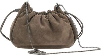 Brunello Cucinelli Bucket Mellow Mini - - Bags - Donna - Marrone - ONE SIZE