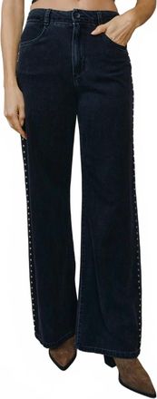 Bella Dahl Anya Studded Vintage Jean In Moon Shadow Wash