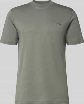 Boss Orange by Hugo Boss BOSS Orange Regular Fit T-Shirt aus reiner Baumwolle Modell TE_INTERLOCK in Oliv, Gr&ouml;&szlig;e XXL
