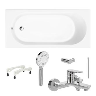 Villeroy & Boch Villeroy&boch - Pack Ba&ntilde;era 160 X 70 Villeroy Et Boch O Novo Con Pies Y Grifo