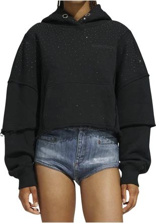 Khrisjoy Hoodies - Dames - Hoodies - Zwart - 3XS - Hoodies & sweatvesten