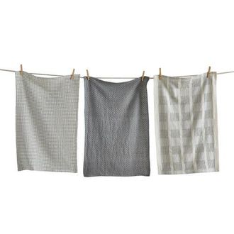 Tag Sonoma Dishtowel S/3 Light Gray Light Gray Cotton Everyday at Nordstrom