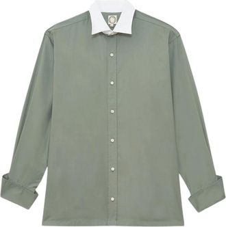 Ines De La Fressange Nova Shirt - Dames - Overhemden - Groen - L - Katoen - Overhemden
