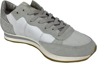 Philippe Model Zilveren Strass Schoenen met Diamant Blanc - Dames - Sneakers - Grijs - 36 EU - Schoenen