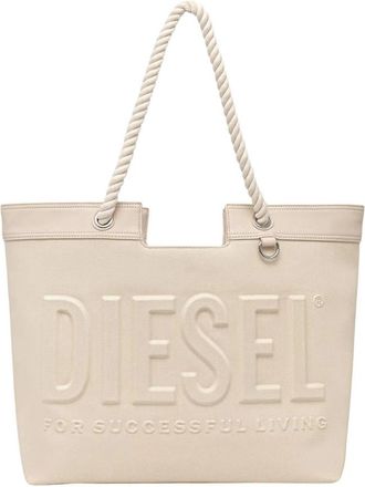 Diesel 3D Tote Bag - Dames - Shoppers - Beige - ONE Size - Leer - Tassen
