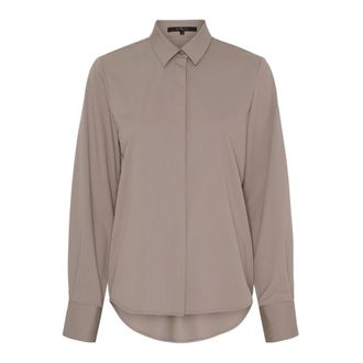 BTF-CPH Btfcph - Bamboe Shirt - Dames - Blouses & Shirts - Grijs - Maat: S Zijde