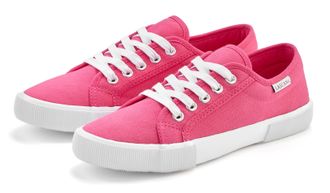 Lascana Sneaker LASCANA, Damen, Gr. 35, pink, Obermaterial: 100% Textilmaterial. Decksohle: 100% Textilmaterial. Futter: 100% Textilmaterial. Laufsohle: 100% 